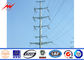 Outdoor Polygonal Q345 Material 30FT Electric Power Pole 1 Section المزود