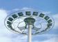 55m Hot dip galvanization ourdoor High Mast Pole for seaport lighting المزود