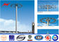 Multisided Powder Coating 40M High Mast Pole with Winch for Park Lighting المزود