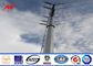 132KV medium voltage electrical power pole for over headline project المزود