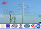 High voltage steel pole 90ft Galvanized Steel Pole for power transmission المزود