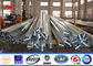 Tapered Steel Power Pole 16m Height with Planting Depth 2.3m 3.5mm Wall Thickness المزود