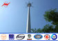 Shockproof 40 Feet Electrical Mono Pole Tower , Mobile Telephone Masts المزود
