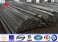 Q345 HDG Low Voltage Electric Metal Utility Poles 32M 20KN / Hot Rolled Steel Pole المزود