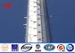 132 Kv 27Meter 1500KG حمولة برج أحادي القطب للإتصالات المتنقلة الاتصالات السلكية واللاسلكية المزود