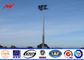 Airport 30M HDG High Mast Pole with double lantern panel for 100 square meters stadium lighting المزود