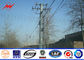 12sides 25ft 69kv Steel Utility Pole for Power Distribution structures with climbing rung المزود