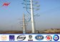 16M 10KN 4mm wall thickness Steel Utility Pole for 132kv distribition transmission power المزود