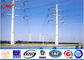 11.8M 50KN 6mm Thikcness Steel Utility Pole For Electrical Power Tower المزود