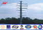 Professional Grade Three 128kv electric Steel Utility Pole 65ft 1000kg load المزود