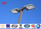 Round 6m Three Lamp Parking Light Poles / Commercial Outdoor Light Poles المزود