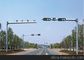 Professional 6M Polygonal Poles LED Traffic Signs For Camera Monitoring المزود