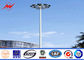 28m Q345 Customized Galvanized High Mast Pole With Lifting Systems المزود