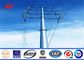 14m Heigth 16 sides Sections metal utility poles For Overhead Transmission المزود