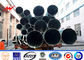 OEM Round Steel Utility Pole 15m 20kn Steel Transmission Poles المزود