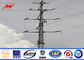 30FT 35FT Galvanized Steel Pole Steel Transmission Poles For Philippines Electrical Line المزود