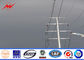 Hot Dip Galvanized Steel Pole For 11kv Electrical Overhead Line Project المزود