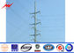 18m Outdoor Galvanizatiom Electric Power Pole 10kv To 220kv Power Capacity المزود