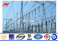 Power Transmission 110kv 15m Steel Power Poles With Galvanizatiom المزود