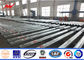 15m 1250 Dan Galvanized Steel Pole For Electrical Powerful Line المزود