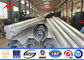 90FT 132kv  Galvanized Electrical Steel Power Pole For Distribution Line المزود