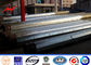 Round Steel Utility Pole 5mm 20m Electrical Utility Poles Customized المزود