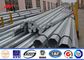 FRP Electrical Galvanized Steel Pole 9M With Hot Dip Galvanization المزود
