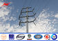 9m Electrical Street Lamp Pole Powerful Distribution Line Electric Power Pole المزود