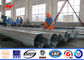 Tapered Galvanized metal utility poles For Electrical Line Project المزود