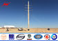 Conical 12.2m 1280kg Load Steel Utility Pole For Power 65kv Distribution المزود