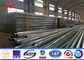 Electrical Power Distribution Steel Power Pole Galvanized 12m ASTM A123 Q345 المزود