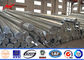 Polygonal 16m 800 DaN Galvanized Steel Power Pole 10kV - 220kV Capacity المزود