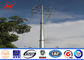 Medium Voltage Electrical Power Pole , Customized Electric Steel Utility Pole المزود