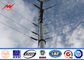 12m Electrical Steel Utility Pole For 132kv Transmission Power Line المزود