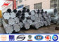 Tapered 15M Galvanized Steel Pole 1mm - 36mm Thickness For Electricity Distribution المزود