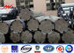 15M Round Powder Painting Galvanised Steel Poles ASTM A123 Steel Transmission Poles المزود