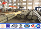 ASTM A123 220KV 12M Multi Side Bitumen Galvanised Steel Poles For Power Distribution المزود