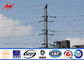 Medium Voltage Electric Power Pole AWS D 1.1 Steel Electrical Transmission Line Poles المزود