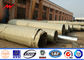 17M AWS D1.1 Galvanized Steel Pole / Steel Transmission Poles ISO Certification المزود