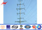 17M High Voltage 220KV Galvanized Electric Steel Power Pole 620 Mpa Tensile Strength المزود