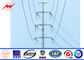 Outdoor Electrical Power Pole Power Distribution Steel Transmission Line Poles المزود
