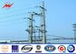 Gr 65 11m 33kv Transmission Line Poles Steel Tubular Pole For Overhead Project المزود
