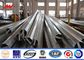 33kv Power Distribution Steel Transmission Poles Hot Dip Galvanized Gr65 Material المزود