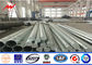 Metallic Distribution Galvanized Steel Utility Pole For Electricity Distribution Line المزود