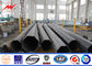 ISO 9001 69 kv Electrical Transmission Line Pole ASTM A572 Steel Tubular المزود