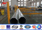 40ft 800 DaN Galvanized steel utility poles Electrical Power Monopole Q345 Material المزود