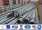 Power Distribution Line Steel Transmission Poles +/- 2% Tolerance ISO Approval المزود