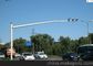 10m Cross Arm Galvanized Driveway Light Poles Street Lamp Pole 7m Length المزود