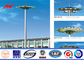 15 - 30 M Q345 Steel Tubular Pole Stadium High Mast Lighting Pole With 16 Lights المزود