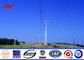 10 kv - 550 kv Electricity Steel Utility Pole For Power Transmission Line المزود